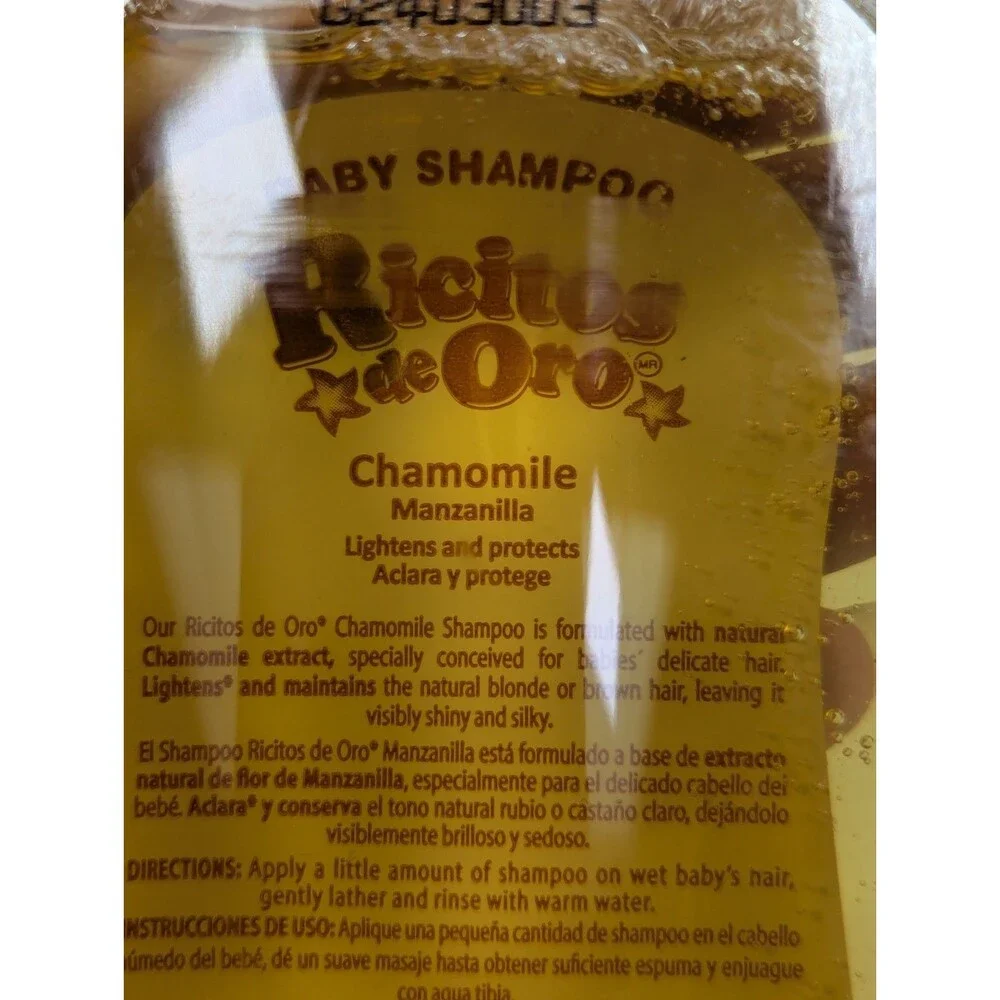 Ricitos de Oro - Baby Shampoo - Chamomile Manzanilla - 13.5 fl oz - 2 pack
